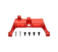 Support de Servo en Alliage d'Aluminium pour Verrouillage de Différentiel Compatible Traxxas TRX4 110 Voiture RC (Rouge)