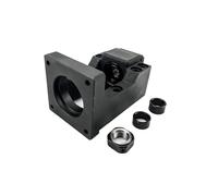 Support de siège de roulement à vis à billes de précision en fonte, HM12-57 / HM12-60, C7/C5/RENBEN C5, dispositif de fixation de moteur intégré(HM12-57 C7)