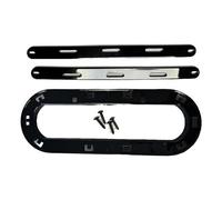 Support de sigle Audi Noir brillant pour calandre Sport