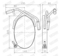Support de silencieux 80598 WALKER pour CITROËN PEUGEOT