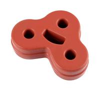 Support de silencieux arrière en caoutchouc 3 trous pour Jaguar XF X250 2008-2018 Technologie de fabrication avancée (rouge)