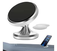 Support de smartphone magnétique Auto - Porte mobile magnétiquement rotative, attache automatique Autobe Strong | Pour le soutien de la navigation des véhicules intérieurs d'aspiration du