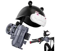 Support de smartphone pour moto - Avec protection solaire pour casque - Dégagement rapide - Pour moto, vélo, scooter, navigation, en plein air, cyclisme et fournisseurs