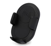 Cartrend 10660 Support de Smartphone sans Fil pour Voiture Fixation sur lamelles d'aération Support pour téléphone Portable avec rotule à 360° Noir