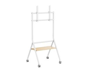 Support de sol Aisens ECO avec roulettes - 1 plateau pour écran interactif/TV 80 kg 37-86 - Couleur