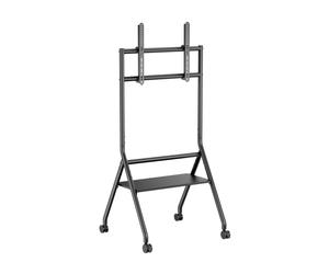 Support de sol Aisens ECO avec roulettes - 1 plateau pour écran interactif/TV 80 kg de 37 à 86 - N