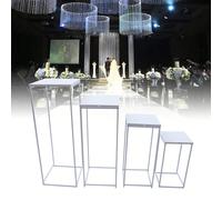 Support de sol en métal pour fleurs, vase géométrique pour centres de table, support de vase pour fleurs, 4 pièces DescriptionPlacer des fleurs, de la verdure et d'autres décorations ces supports de f