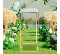 Support de sol en métal pour fleurs, vase géométrique pour centres de table, support de vase pour fleurs, 4 pièces DescriptionPlacer des fleurs, de la verdure et d'autres décorations sur ces supports 