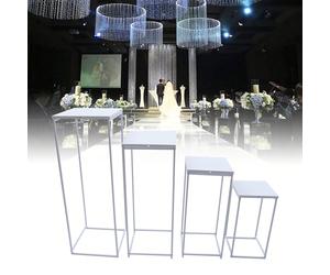 Support de sol en métal pour fleurs, vase géométrique pour centres de table, support de vase pour fleurs, 4 pièces DescriptionPlacer des fleurs, de la verdure et d'autres décorations ces supports de f