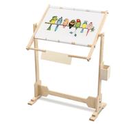 Support de Sol en Tapisserie Cadre de Point de Croix, Cadre de Broderie Réglable 14CT, Support de Sol en Tapisserie Cadre de Table en Bois Support de Sol en Tapisserie de Broderie pour la Maison Taill