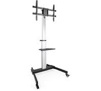 TOOQ FS1886M-B - Support de Sol Hera en Acier avec roulettes pour écrans de 37" à 86"