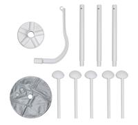 Support de sol mobile pour berceau, base anti-basculement, 3 hauteurs, installation réglable, support de clochettes pour chambre d'enfant, berceau de bébé