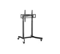 Support de sol motorisé Aisens PRO avec roulettes pour moniteur/téléviseur 120 kg de 55 à 100 - Noir