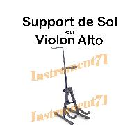 SUPPORT DE SOL PLIABLE POUR VIOLON OU ALTO COULEUR NOIR