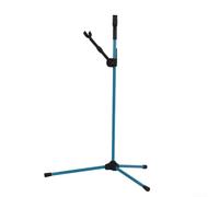 Support de sol portable avec design détachable et barre d'équilibre réglable en hauteur pour un placement sûr de l'arc recourbé à l'extérieur (bleu)