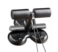 Support de sol portable et réglable avec 2 ventouses puissantes et 1 bande de résistance, appareil d'assistance pour abdominaux, exercices abdominaux et exercices de base, bureau à domicile, salle de