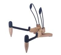 Support de sol portable pour ukulélé en bois - Petit support pliable pour petits instruments de musique, mandoline et violon