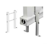 Support de sol réglable en cuivre pour radiateur avec pied robuste pour systèmes de chauffage central, installation facile pour un usage domestique (15 cm)