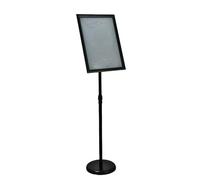 Support de sol réglable pour affiche A4, support de panneau d'affiche A4, support d'affichage de menu pour affichage d'activités de mariage/professionnelles A3 Black Right-angle style
