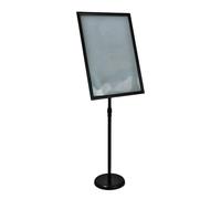 Support de sol réglable pour affiche A4, support de panneau d'affiche A4, support d'affichage de menu pour affichage d'activités de mariage/professionnelles A2 Black Right-angle style