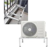 Support de Sol Robuste pour climatiseurs et Pompes à Chaleur Mini Split, Support Universel Antichoc, Conception Monobloc Durable pour Une stabilité et Une Performance optimales.