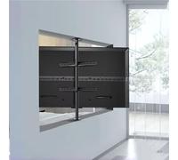 Support de sol rotatif à 360° pour TV LCD - Support TV réglable en hauteur et armoire suspendue, s'adapte aux écrans LED de 32 à 75 pouces, support d'étagère séparateur polyvalent, design robuste