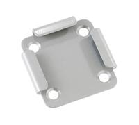 Support de sol - ROYAL GARDINEER - Beige - Acier thermolaqué - Fixation brise-vue - Utilisation extérieure