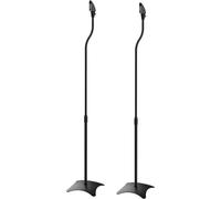 Support De Sol Universel Bh08-B Pour Haut-Parleurs Support De Pied Hauteur Réglable Canal De Câble Support Pour Domicile/Bureau Noir[YIN4181886]