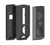 Support de sonnette adhésif pour caméra Eufy E340, support de cale de porte | Support de caméra sans perçage pour sonnette vidéo Eufy, capteur de mouvement non bloquant, installation facile pour
