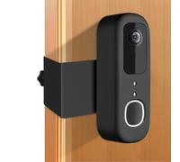 Support de sonnette antivol compatible avec la sonnette vidéo Arlo 2K/HD (2e génération), support de montage sans perçage, support sécurisé pour appartement, bureau à domicile avec protection