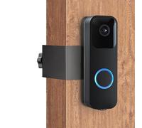 Support de Sonnette, caméra de Sonnette adhésive, sans perçage, pour la Maison, Porte de Garage, Portes d'appartement, Portes d'hôtel, Portes de Bureau (Noir)