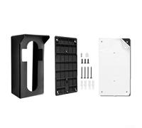 Support de sonnette intelligent pour installation sans perçage | Support en acier résistant aux intempéries et ABS avec angle réglable | Compatible avec la plupart des sonnettes vidéo