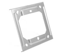 Support de Sonnette Mural en Fer Argenté sans Perçage pour Interphone | Plaque Arrière Respirante, Dissipation Thermique, Usage Extérieur, Changement Rapide, pour Caméra et Entrée
