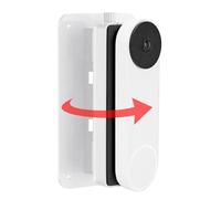 Support de sonnette réglable (30° à 145°) pour sonnette Google Nest Batterie/Filaire, Blink Video Doorbell V2/Pro, Eufy Doorbell E340/S220, support de sonnette de porte pour appartement, sans perçage,