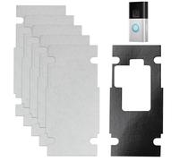 Support de Sonnette Sans Perçage - 6 Support de Montage Adhésif Puissant Version Compatibles avec la Sonnette Vidéo Ring Battery Version 2024, Rubans Adhésifs Double Face pour Cour Appartements Bureau