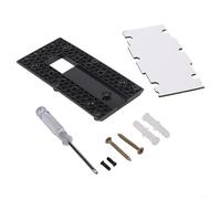 Support de sonnette sans perçage pour sonnette vidéo Ring 3/3 Plus/4/Battery Doorbell Plus/Pro, support de montage mural et de porte avec construction en plastique ABS