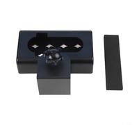 Support de sonnette vidéo antivol sans perçage en acier inoxydable, support de sécurité réglable à 360° pour sonnette vidéo Ring 1/2/3, noir