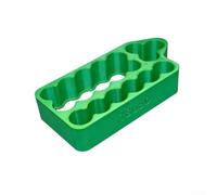 Support de soudage par points à double rangée à 8 fentes optimisé pour l'alignement de la batterie 21700 et fixation sécurisée pour la construction de paquets de bricolage (4 en 1 vert)