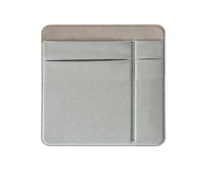 Support de souris - Organiseur à coller avec trois poches - Mallette de rangement autocollante - Sac d'accessoires de bureau - Organisation de travail pratique pour conférences d'affaires, dortoirs