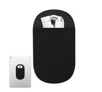 Support de souris pour ordinateur portable - Étui à souris autocollant, porte-souris électronique | Pochette de souris autocollante réutilisable avec design auto-adhésif, support de souris élastique