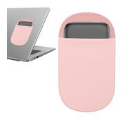 Support de souris pour ordinateur portable - Étui à souris sans fil, porte-souris réutilisable | Sac de souris auto-adhésif réutilisable avec un bon tissu élastique, sac de souris fin sans résidus de