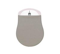 Support de souris pour ordinateur portable - Pochette en forme de souris, sac élastique réutilisable, autocollant en forme de poche, sans fil, sans résidus de colle, compatible avec tablette ou