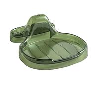 Support de spatule de cuisine multifonctionnel, porte-cuillère, support de couvercle, spatule, louche, repose-cuillère, ustensile de cuisine, support anti-goutte pour organisation (Vert transparent)