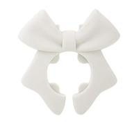 Support de spatule en silicone en forme de nœud - Repose-cuillère anti-brûlure - Support pour ustensiles de casseroles - Clip sur les bords des pots - Support de spatule en silicone - Design nœud