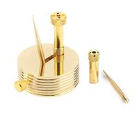 Support de spiral, support professionnel pour roue d’équilibrage de mouvement de montre destiné à l’étalonnage et à la réparation du spiral, outil de horlogerie en métal avec