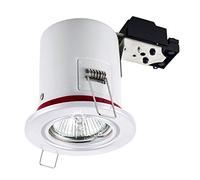 Support de spot BBC Orientable Blanc diametre 90mm avec douille GU10 automatique ref. 826
