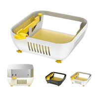 Support de station d'accueil pour Mac mini M4 Pro - Accès au bouton d'alimentation avant, support ABS de refroidissement avec design anti-poussière et antidérapant pour la circulation de l'air et