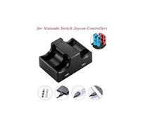 Support de station de charge joy-con 4 en 1 pour manettes nintendo switch joycon - noir