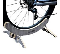 Support de stationnement pour vélo - Support de rangement compact, organisateur de cadre en bois, construction stable antidérapante pour roue unique | Base de et peu encombrante, appar