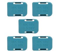 Support de stockage de batterie au lithium, support de batterie 5Pcs Support d'étagère de rangement mural, support de fixation adapté aux batteries 18V et aux batteries